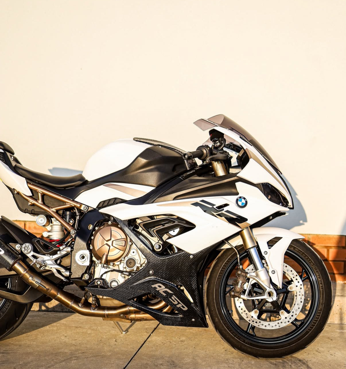 BMW S1000RR Carbon Skinned Belly Pan